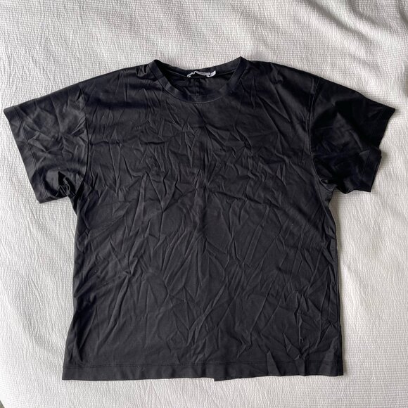 T by Alexander Wang Short Sleeve Crew Neck Top - Picture 1 of 4